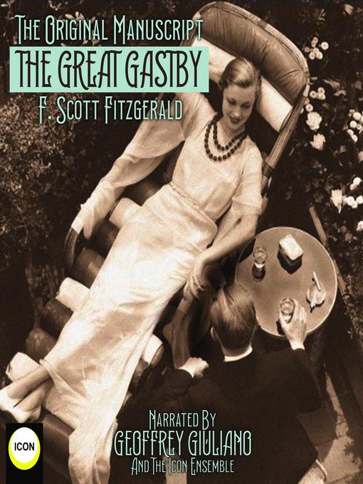 Cover image for The Original Manuscript the Great Gatsby